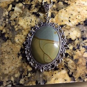 Picture jasper woman’s necklace